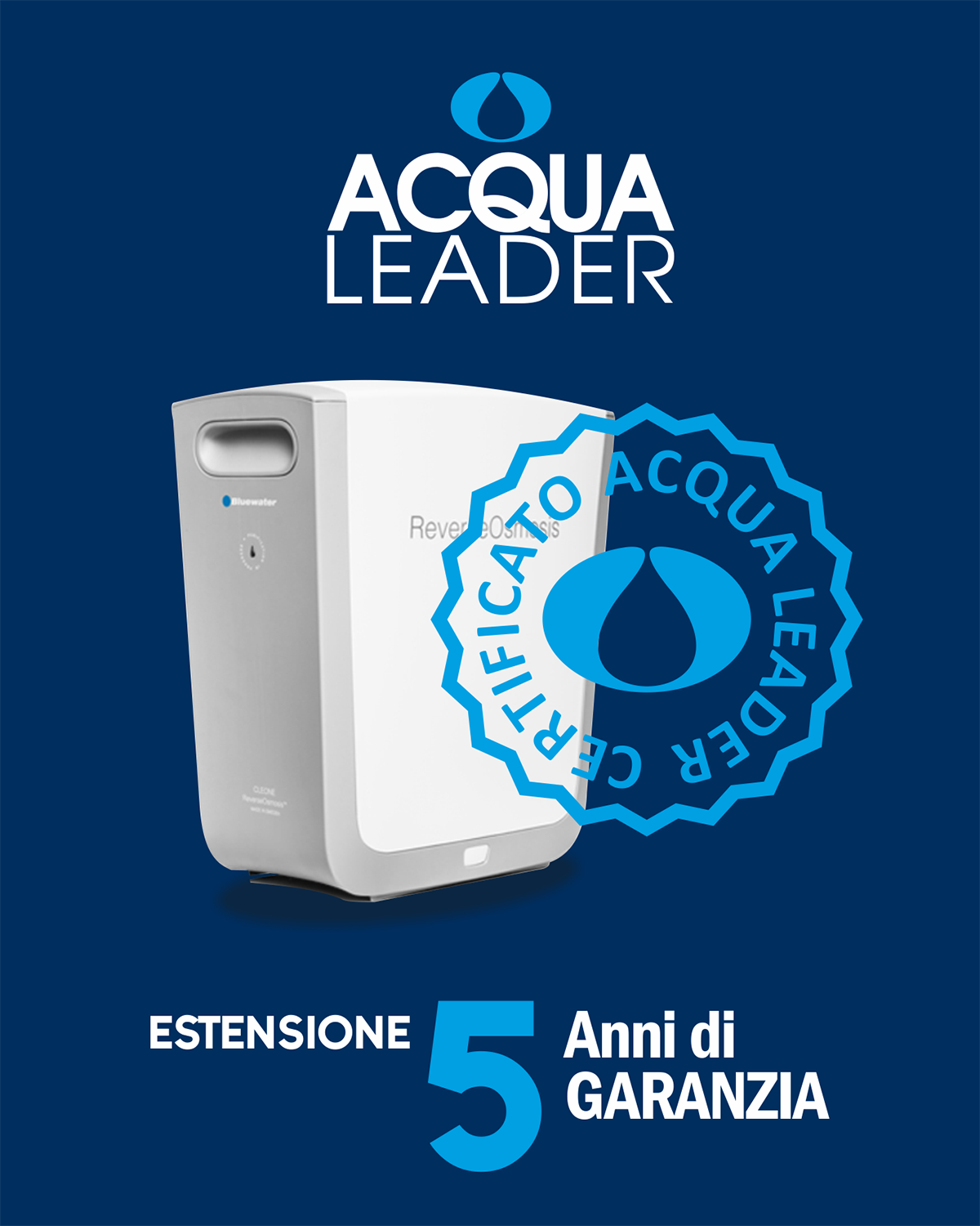 Estendi la GARANZIA del tuo CLEONE fino a 5 anni.
